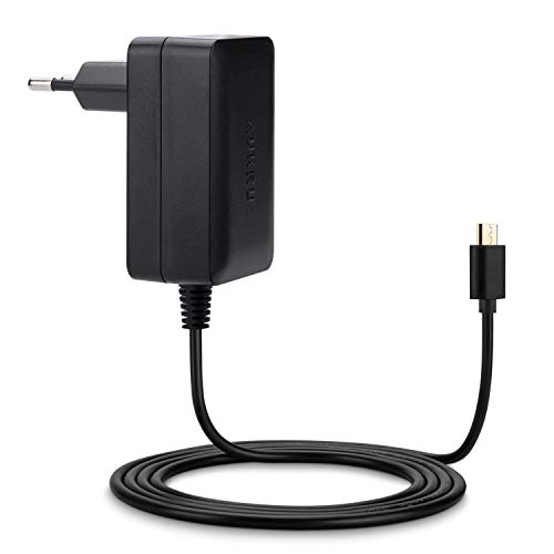 Aukru Cargador Adaptador para Raspberry Pi 3/2 Model B+/B, Micro USB, 5V, 3000mA Aukru Cargador Adaptador para Raspberry Pi 3/2 Model B+/B, Micro USB, 5V, 3000mA