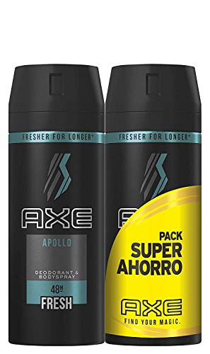 Axe Desodorante Apollo Pack Duplo Ahorro - Pack de 2 x 150 ml