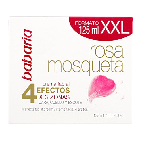 Babaria Rosa Mosqueta Crema Facial 4 Efectos Tratamiento Facial - 125 ml