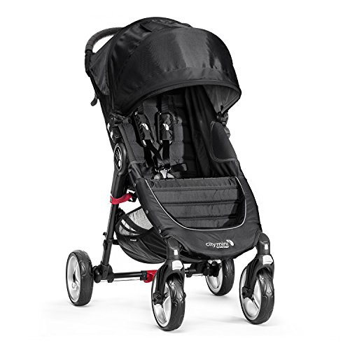 Baby Jogger City Mini 4 - Silla de paseo, color negro Baby Jogger City Mini 4 - Silla de paseo, color negro