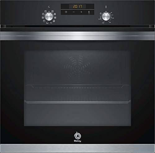 Balay 3HB4331N0 - Horno Medio eléctrico (71 L, 3400 W, 71 L, 3400 W), Negro