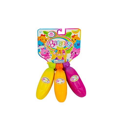Bananas BB99750 - Juego de juguetes coleccionables (3 unidades), varios colores , color/modelo surtido