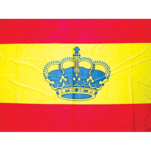 Bandera España con Corona 30 x 20 cm Bandera España con Corona 30 x 20 cm