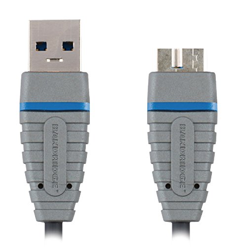Bandridge - Cable De Dispositivo USB 3.0 Superspeed 1.0 M