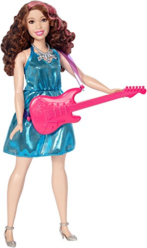Barbie Quiero Ser rockera, muñeca con accesorios (Mattel DVF52)