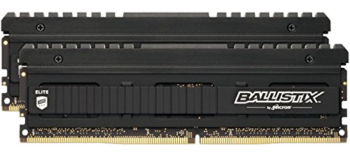 Crucial Ballistix Elite BLE2K8G4D36BEEAK 3600 MHz, DDR4, DRAM, Memoria Gamer Kit para ordenadores de sobremesa, 16 GB (8 GB x 2), CL16