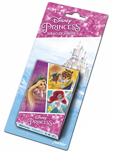 Disney Princesas Baraja de Cartas Infantil, Multicolor (Naipes Heraclio Fournier 1034800)