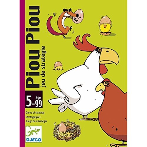 Djeco Piou Juego de cartas, multicolor (DJ05119)