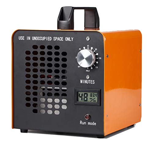Elinp - Generador de ozono industrial, 10.000 mg/h, limpiador de ozono comercial, dispositivo de ozono para habitaciones, humo, coches y mascotas Elinp - Generador de ozono industrial, 10.000 mg/h, limpiador de ozono comercial, dispositivo de ozono para habitaciones, humo, coches y mascotas