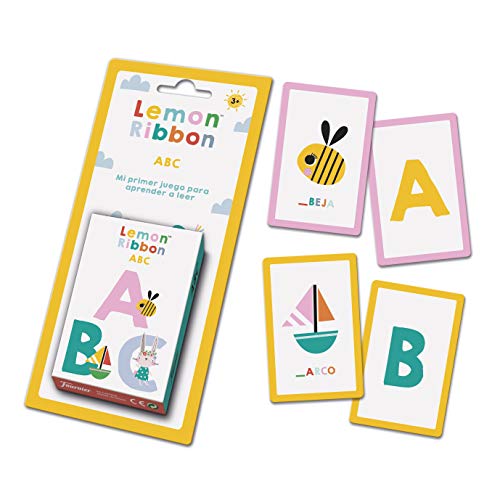 Fournier- Lemon Ribbon ABC. Mi Primer Juego para Aprender a Leer. Baraja de Cartas Infantil Educativa, Color Multiple (1044177) Fournier- Lemon Ribbon ABC. Mi Primer Juego para Aprender a Leer. Baraja de Cartas Infantil Educativa, Color Multiple (1044177)