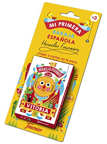 Fournier-Mi Primera Baraja Española Cartas Infantil, Multicolor (1030939)