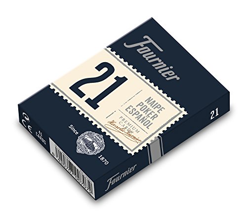 Fournier-Nº21 Poker Español Baraja Remigio, Rabino o Continental color azul/rojo Nº21 (F21003) , color/modelo surtido Fournier-Nº21 Poker Español Baraja Remigio, Rabino o Continental color azul/rojo Nº21 (F21003) , color/modelo surtido