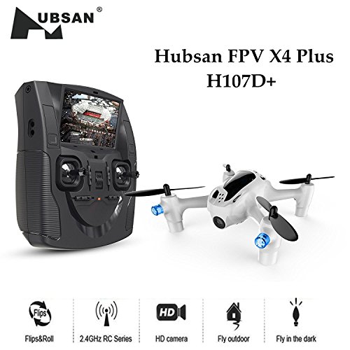 Hubsan H107D+ X4 FPV Quadcopter 5.8Ghz cámara 1080P (H107D+)