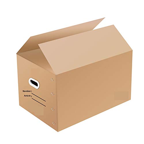 LOVIVER 5X Embalaje de Almacenamiento de cartón reciclable Cajas de mudanzas Cajas de Correo para Embalaje, mudanza - 60x40x50CM B LOVIVER 5X Embalaje de Almacenamiento de cartón reciclable Cajas de mudanzas Cajas de Correo para Embalaje, mudanza - 60x40x50CM B