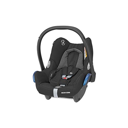 Maxi-Cosi CabrioFix Silla coche bebé, silla de auto infantil reclinable y de alta seguridad, portabebé 0 - 12 meses, 0 - 13 kg, color essential black