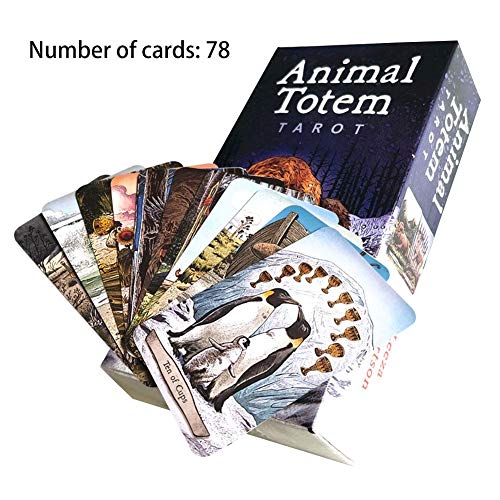mildily 78Pcs / Set Tarot Cards, Juego de Mesa Rueda del año de 78 Cartas Lea la Carta del Tarot del Destino para Principiantes, Estas Cartas se convertirán en un Cambio de Juego