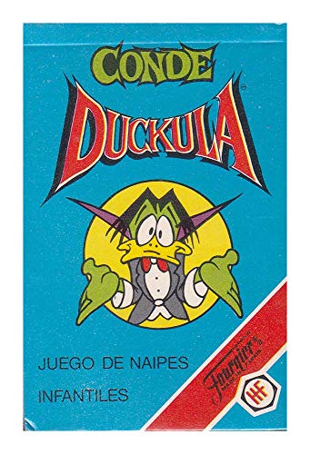 Naipes Heraclio Fournier Juego de Cartas Conde Duckula 1991