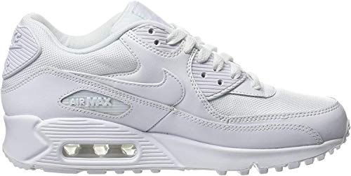 Nike Air Max 90 Essential - Zapatillas de running, Hombre, Blanco (White / White-White-White), 42 1/2
