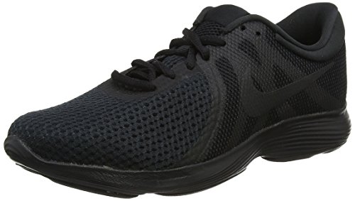 Nike Revolution 4 EU, Zapatillas de Running para Hombre, Negro (Black/Black 002), 45 EU
