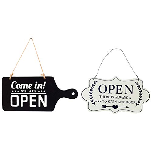 NUOBESTY 2 Piezas Abierto Cerrado Cartel Colgante Puerta Cartel Doble Cara Colgante para Negocios Restaurantes Oficinas Tiendas Minoristas Bar (Blanco Botella de Cerveza Negra) NUOBESTY 2 Piezas Abierto Cerrado Cartel Colgante Puerta Cartel Doble Cara Colgante para Negocios Restaurantes Oficinas Tiendas Minoristas Bar (Blanco Botella de Cerveza Negra)