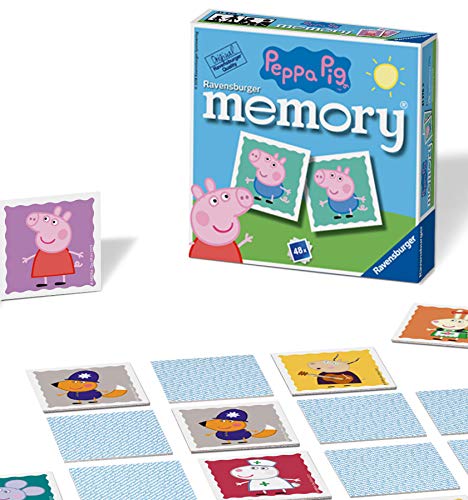 Ravensburger Peppa Pig-Mini memoria para niños a partir de 3 años clásico a juego de pares, 0 (21376) , color/modelo surtido