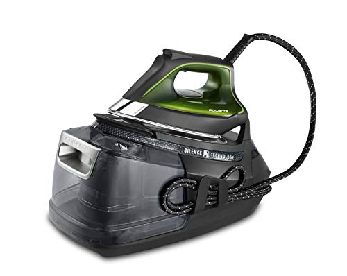 Rowenta Silence Pro DG9248 Centro de planchado, autonomía ilimitada, 8 bares, golpe vapor 625 g/min, suela Microsteam, función ECO y depósito cal, 1.3 litros Rowenta Silence Pro DG9248 Centro de planchado, autonomía ilimitada, 8 bares, golpe vapor 625 g/min, suela Microsteam, función ECO y depósito cal, 1.3 litros