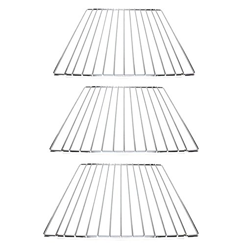 Spares2go Ajustable Extensible Horno Cocina estante con tuercas de bloqueo para Ace caravana/autocaravana (Pack de 3 estantes)