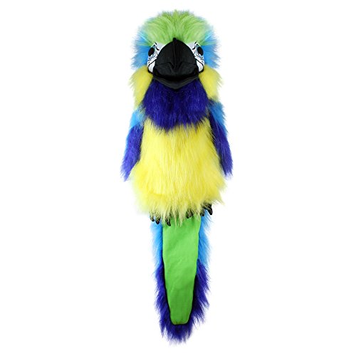 The Puppet Company – pájaros Grandes – Azul y Oro Guacamayo títere de Mano