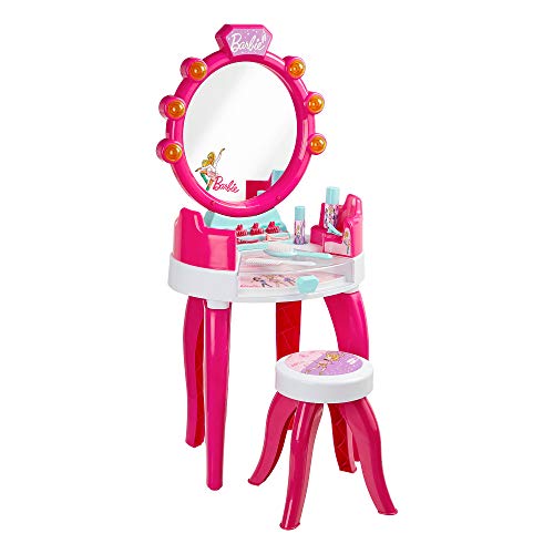 Theo Klein- Barbie Salón De Belleza con Accesorios, Luz Y Sonido, Version Mesa, Juguete, (5391) , color/modelo surtido