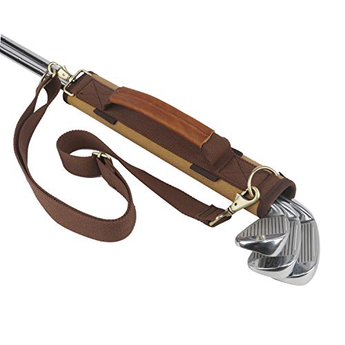 TOURBON Lona Ligera Golf Club Carrier Fundas Bolsa con Correa De Hombro TOURBON Lona Ligera Golf Club Carrier Fundas Bolsa con Correa De Hombro