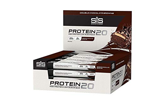 12 barritas proteicas barrita proteica Sis 20 Gramos proteínas x 55 g Sabor Brownie al Chocolate Fondant