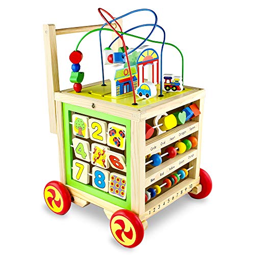 Andadores Bebes de Madera Juguetes de Andador Carrito de Primeros Pasos Correpasillos y Ruedas Bebe Juguete Niña Niño 1+ Año Andadores Bebes de Madera Juguetes de Andador Carrito de Primeros Pasos Correpasillos y Ruedas Bebe Juguete Niña Niño 1+ Año