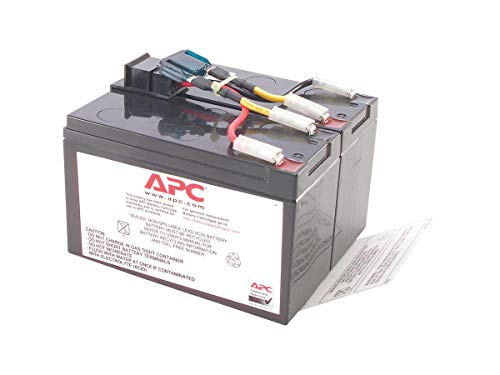 APC RBC48 batería de sustitución para UPS, compatible con los modelos SMT750I / SUA750I y otros