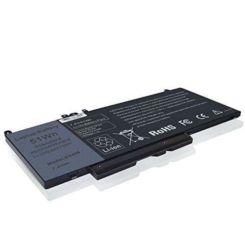 ARyee E5450 Batería Compatible con DELL Latitude E5250 E5450 E5550(51Wh 7.4V)
