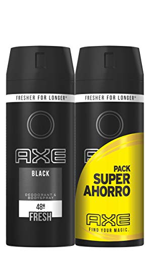 Axe - Pack Duplo Ahorro Desodorante Black - 2 x 150 ml