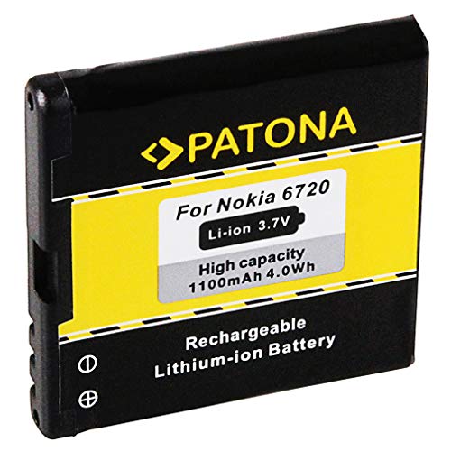 Batería BP-6MT | BP6MT para Nokia E51 | E81 | N81 | N81-8GB | N82 | 6720 classic y mucho más… [ Li-ion, 1100mAh, 3.7V ]