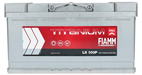 Batería de Coche FIAMM Titanium Pro 100 Ah 870 A L5 100P, 7905160