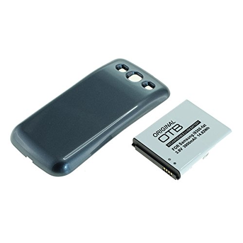 Bateria fat con tapa 3000 mah Samsung I9300 Galaxy S3, azul oscuro