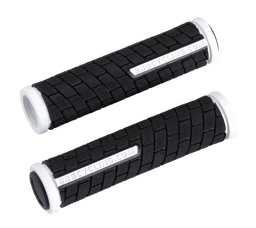 BBB Grips Dual Grip BHG-06, 125mm, black/white by BBB