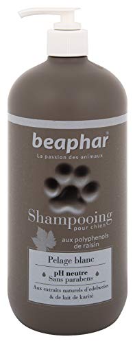 Beaphar - Champú Premium para Perros Pelaje Blanco, 750 ml