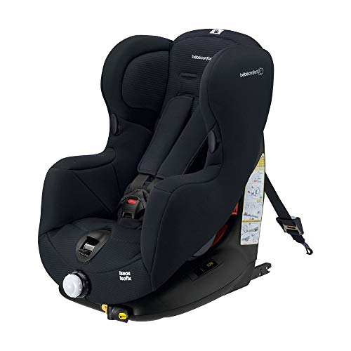 Bébé Confort ISÉOS ISOFIX 'Total Black' - Silla para el coche para niños, ISOFIX, desde los 9 meses hasta los 4 años, grupo 1, 9-18 kg, color negro