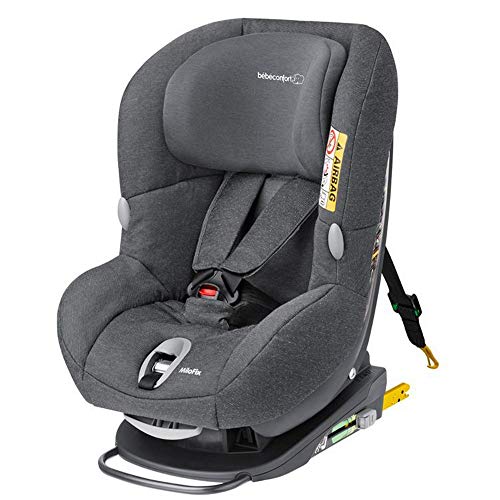 Bébé Confort MILOFIX - Silla de auto de 0 a 4 años, R44/04, 0-18 kg, gr 0+/1, color gris (Sparkling Grey)