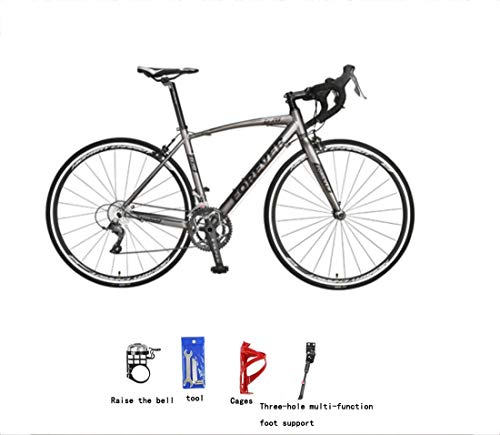 Bicicleta de montaña Bicicleta de Carrera Bicicleta Freno de 16 velocidades en una manija de Freno de Doble Control Bicicleta de Carretera 700C Marco de aleación de Aluminio Curva Mango Rojo Bicicleta de montaña Bicicleta de Carrera Bicicleta Freno de 16 velocidades en una manija de Freno de Doble Control Bicicleta de Carretera 700C Marco de aleación de Aluminio Curva Mango Rojo