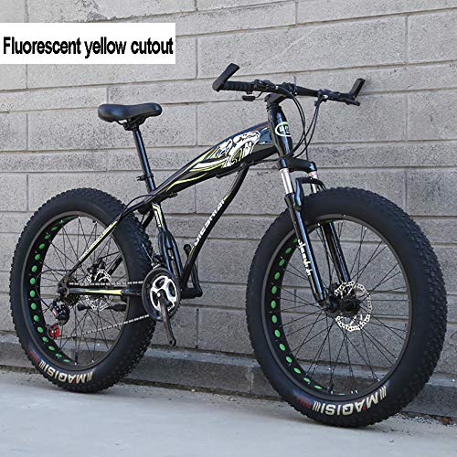 Bicicletas 26 pulgadas montaña para Niños edad Niñas, 27 velocidad Fat Tire Todo Terreno MTB bicicleta pista, de doble suspensión de bicicleta, de alto carbono marco acero rastro de la bicicleta,008