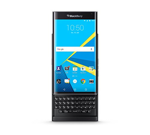 BlackBerry Priv - Smartphone libre Android (5.4", 18 MP, 32 GB, 3 GB RAM, teclado QWERTZ), color negro