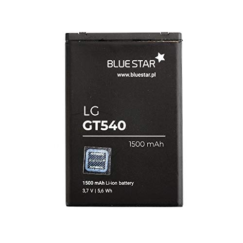 Blue Star Premium - Batería de Li-Ion litio 1500 mAh de Capacidad Carga Rapida 2.0 Compatible con el LG GT540 / LG GM750 / LG GT540 Optimus