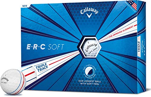Callaway Erc Soft Triple Track 19 - Pelota de Golf para Hombre, Hombre, Blanco, One Dozen Callaway Erc Soft Triple Track 19 - Pelota de Golf para Hombre, Hombre, Blanco, One Dozen