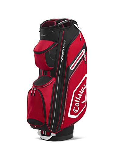 Callaway Golf Bags 2020 Chev 14+ -Bolsa para Carro, Color, Unisex Adulto, Cardinal/Blanco, Talla única