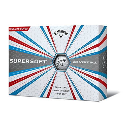 Callaway Supersoft Bolas de Golf, Unisex Adulto, Blanco, Talla Única