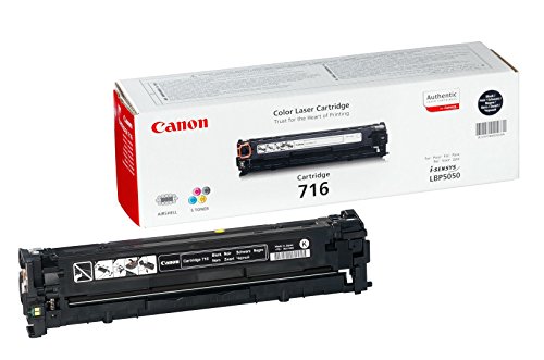 Canon Cartridge 716 Black - Tóner para impresoras láser (2300 páginas, Laser, LBP 5050, 5050N, 8050, MF 8030Cn, MF 8050, MF 8330Cdn) Canon Cartridge 716 Black - Tóner para impresoras láser (2300 páginas, Laser, LBP 5050, 5050N, 8050, MF 8030Cn, MF 8050, MF 8330Cdn)